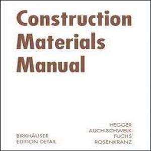 Construction materials manual