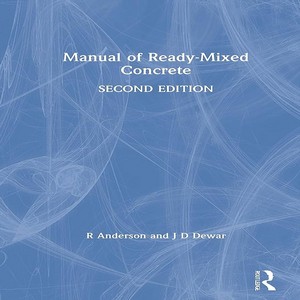 Manual of ready mixed concrete