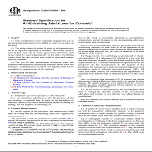 ASTM C260/C260M − 10a Standard Specification for Air-Entraining Admixtures for Concrete