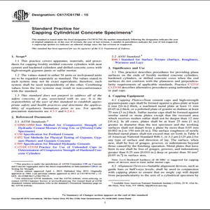 ASTM C617/C617M − 15 Standard Practice for Capping Cylindrical Concrete Specimens