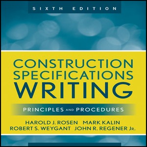 Construction specifications writing