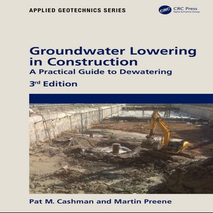 Groundwater lowering in construction